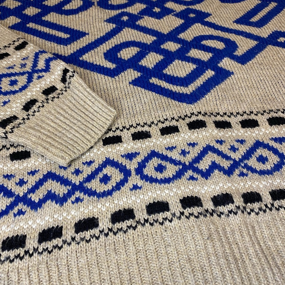 Urban Renewal Fair Isle 80s Sweater Size Large - Picture 4 of 8